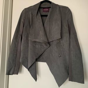Grey suede jacket